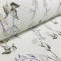Preview: Rippjersey Leaves | Ottoman | Blätter lila dunkelgrün